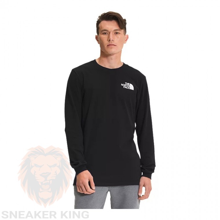Лонгслів The North face logo black